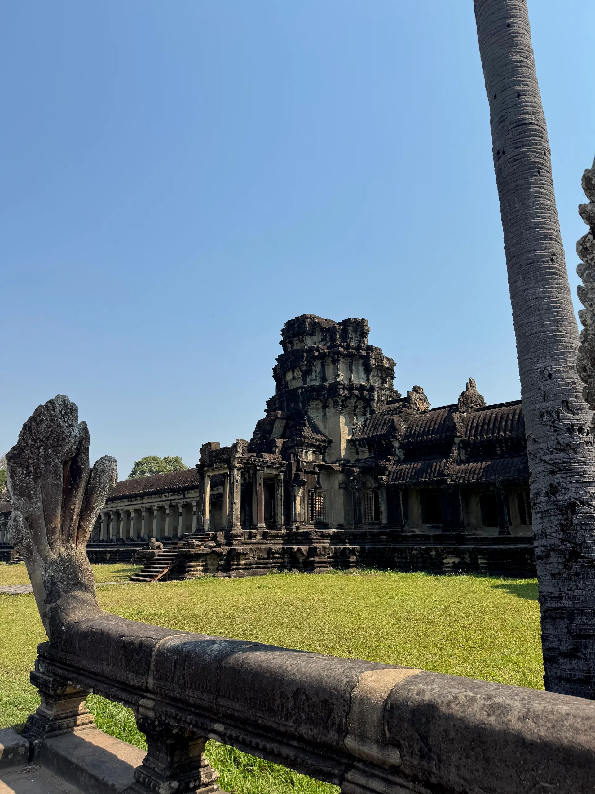 West Entrance Causeway;Wat Spean Harl   (Ancient Bridge), Cambodia